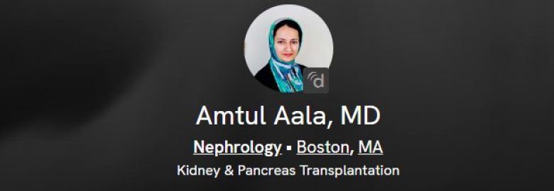 Dr Amtul Aala, MD