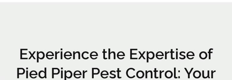 Pied Piper Pest Control