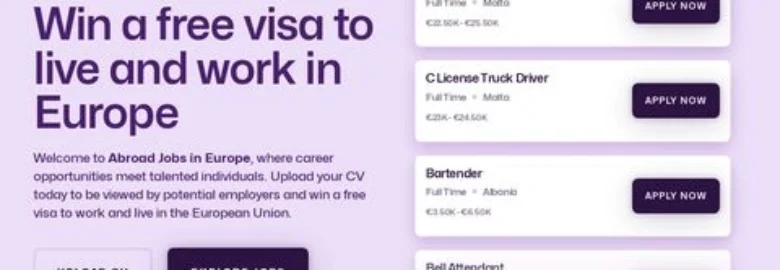 Abroad Jobs in Europe