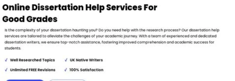 Dissertation Help Services